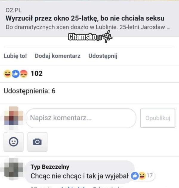 Wyrzucenie przez okno