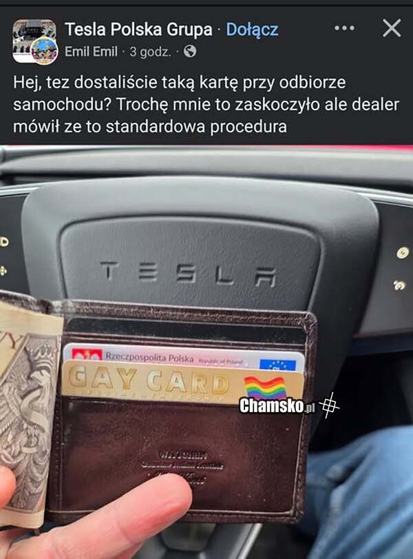Karta do samochodu