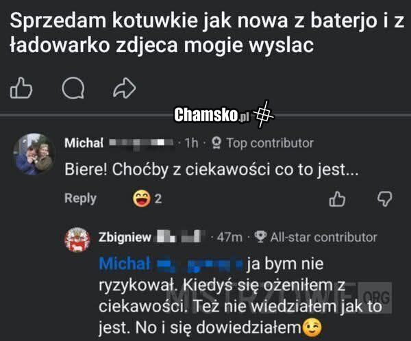 Z ciekawości