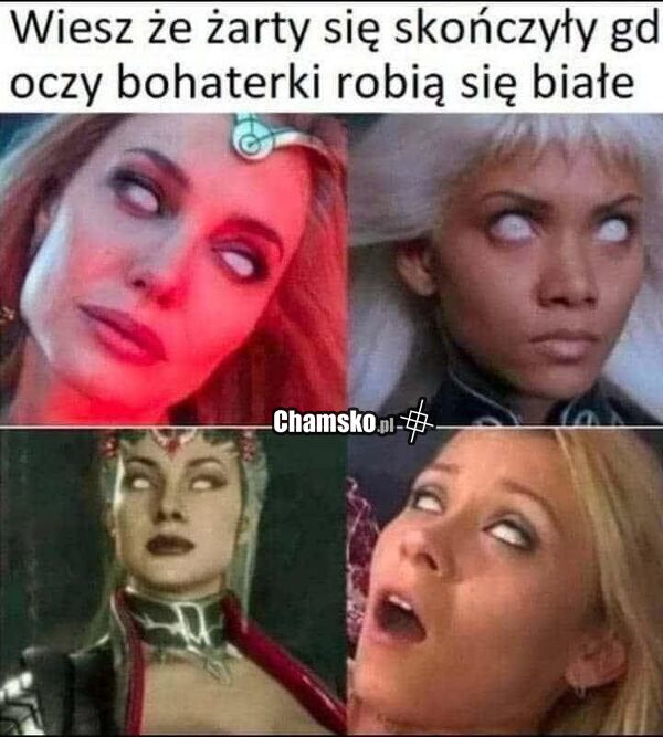 Białe oczy