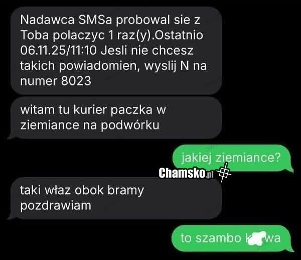 Paczka w ziemiance