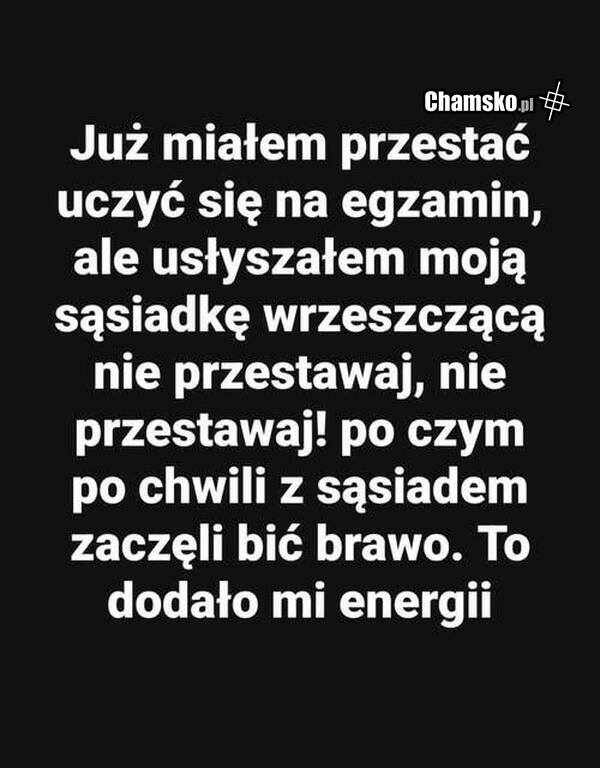 Uczenie na egzamin