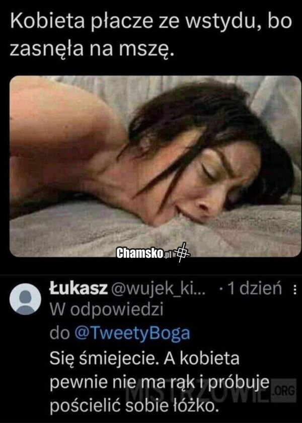 Gdy zaśpisz na msze