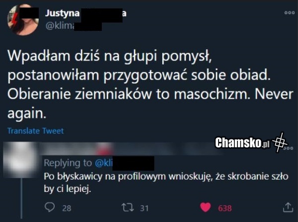 Obieranie ziemniaków
