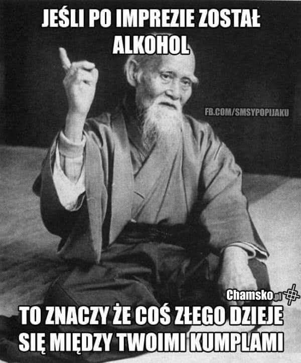 Gdy zostanie alkohol