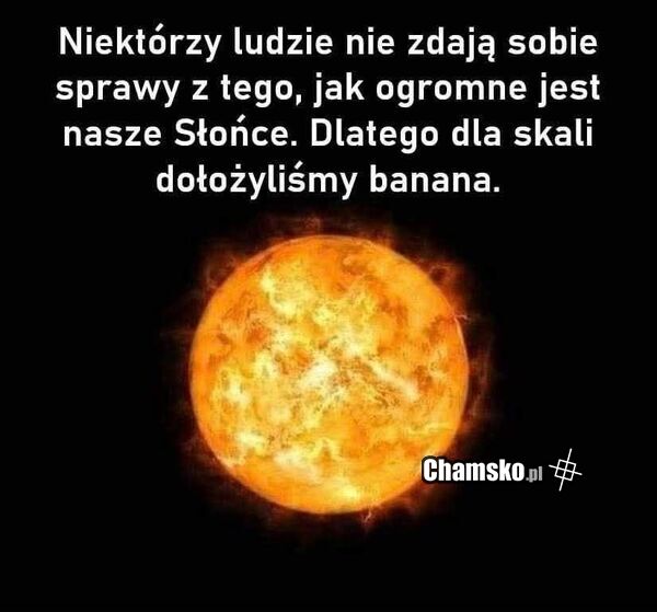 Rozmiar słońca