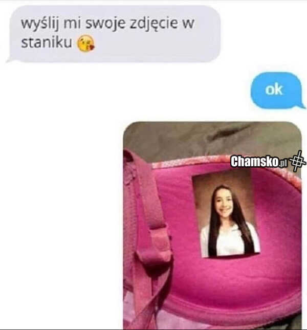 Zdjęcie w staniku