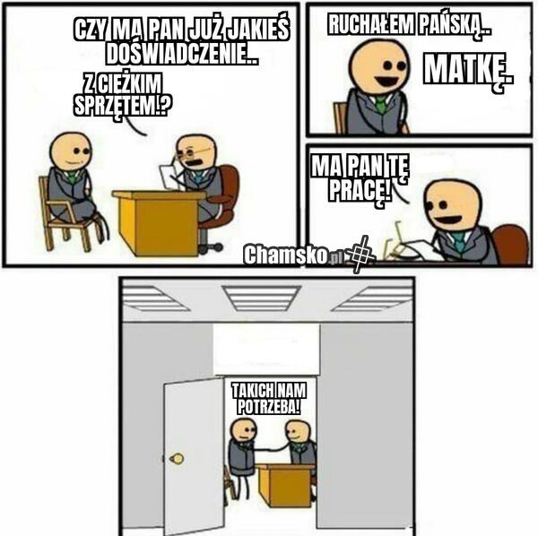 Doświadczeie z ciężkim sprzętem