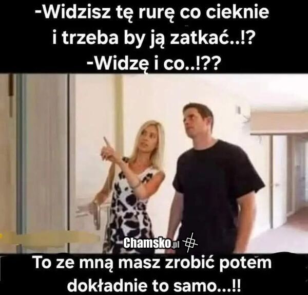 Cieknąca rura