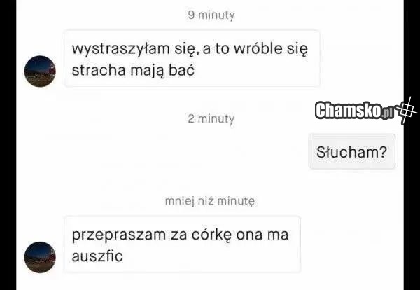 Przepraszam za córkę