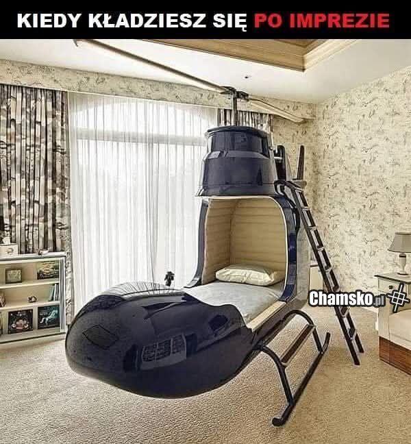 Spanie po imprezie