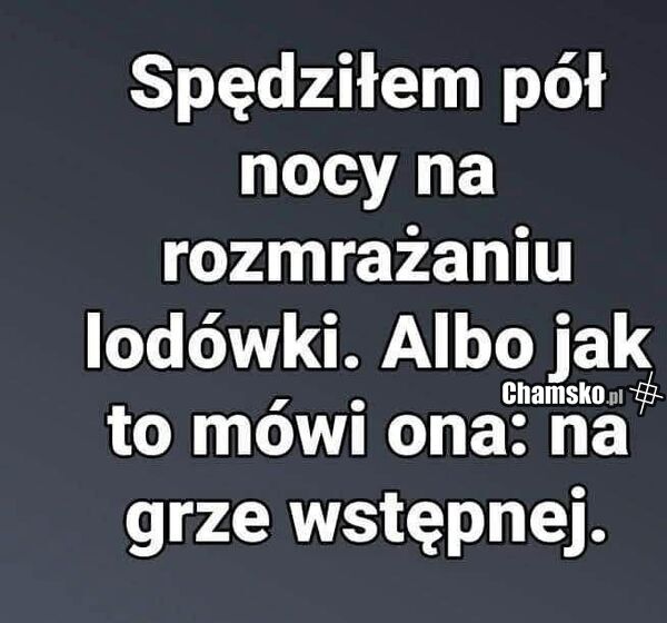 Odmrażanie lodówki