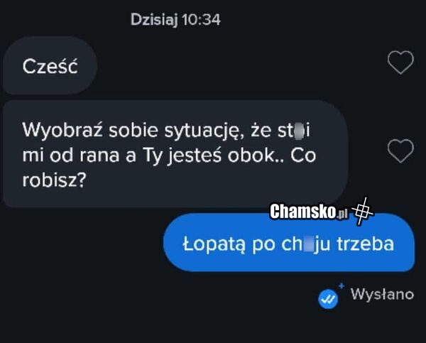 Taka sytuacja z rana