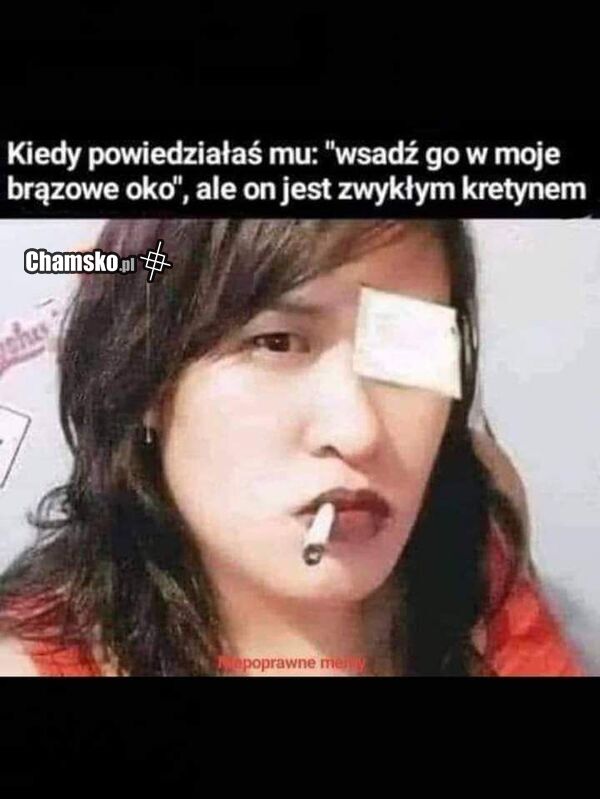 Brązowe oko