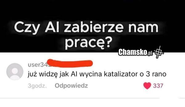 AI zabiera pracę