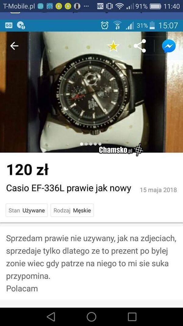 Tani zegarek