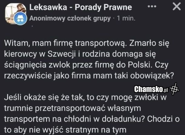 Przewóz ciała
