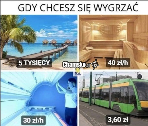 Gdy chcesz się wygrzać