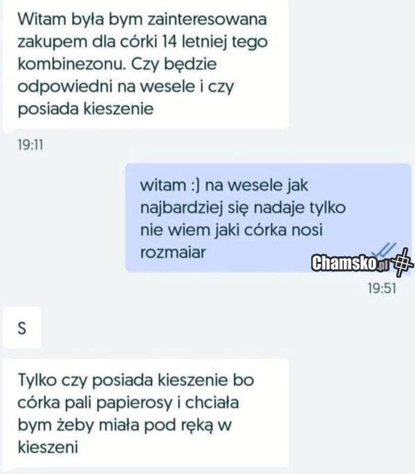 Kombinezon dla 14-latki