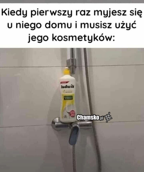 Mycie jego kosmetykami
