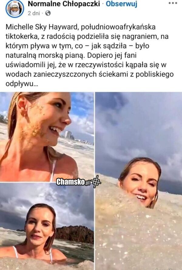 Kąpiel w morzu