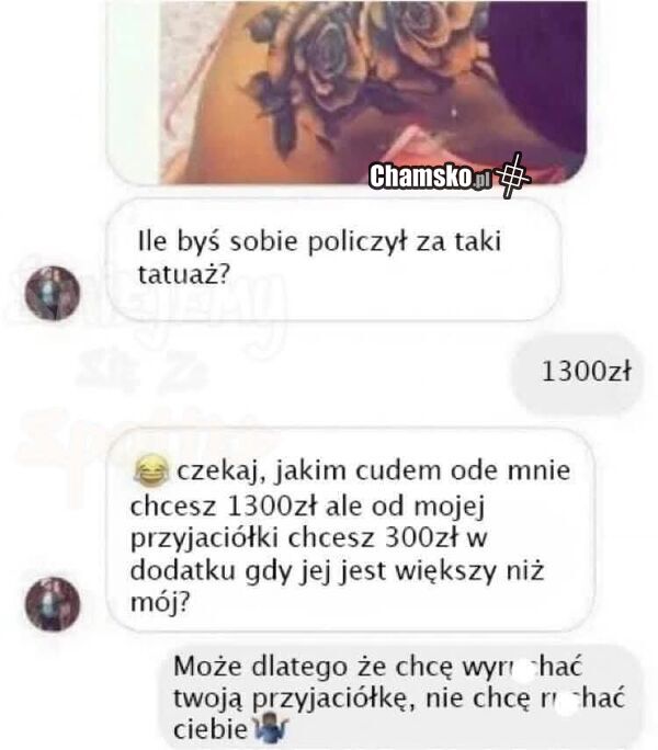 Cena za tatuaż
