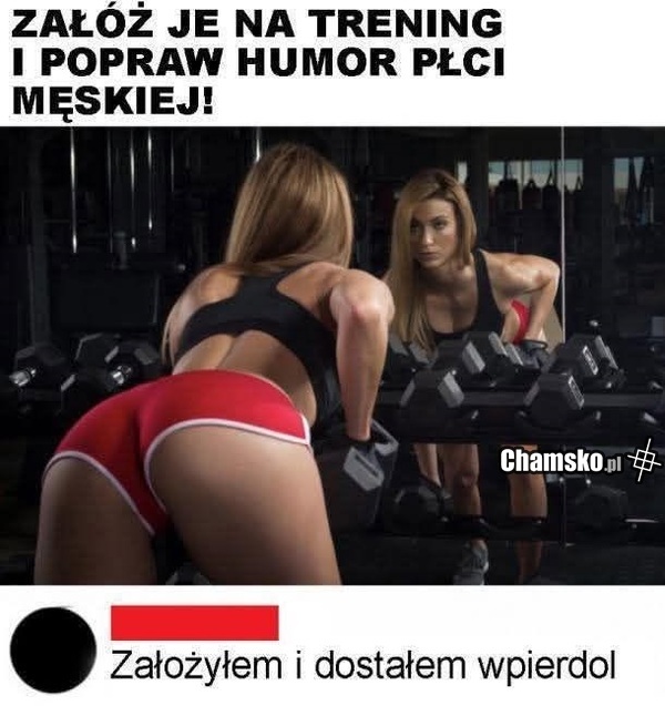 Seksowny strój na siłownię