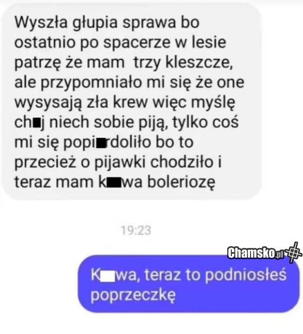 Idiota z kleszczami