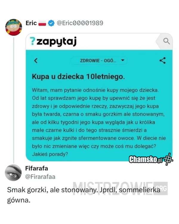 Pytanie o kupe