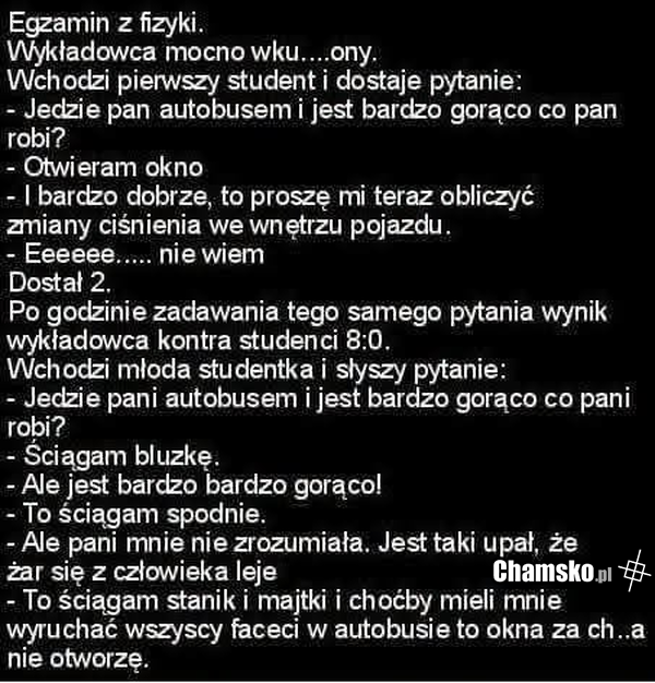 Egzamin z fizyki