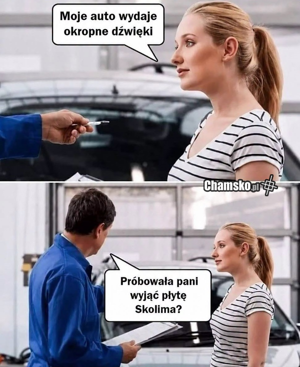 Okropne dźwięki w aucie