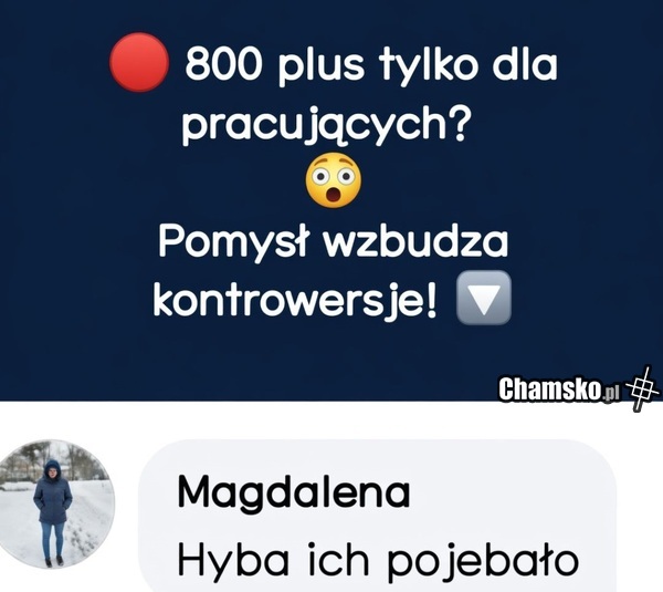 800 tylko dla pracujących?