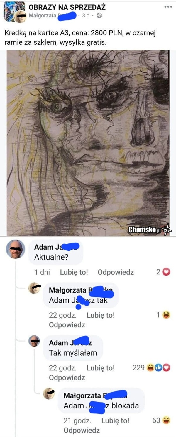 Sprzedaż obrazu