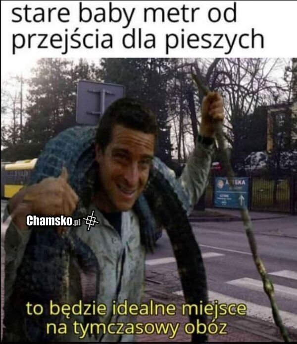 Baby przy przejściu