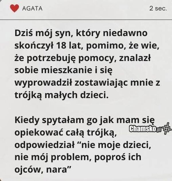 Troskliwy syn