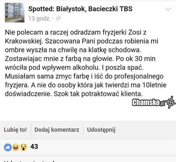 Ale ktoś odwalił