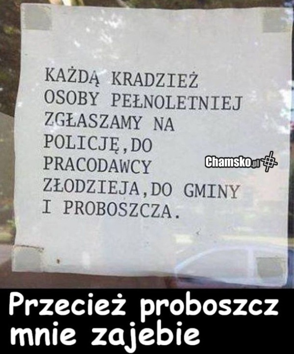 Zgłaszanie kradzieży