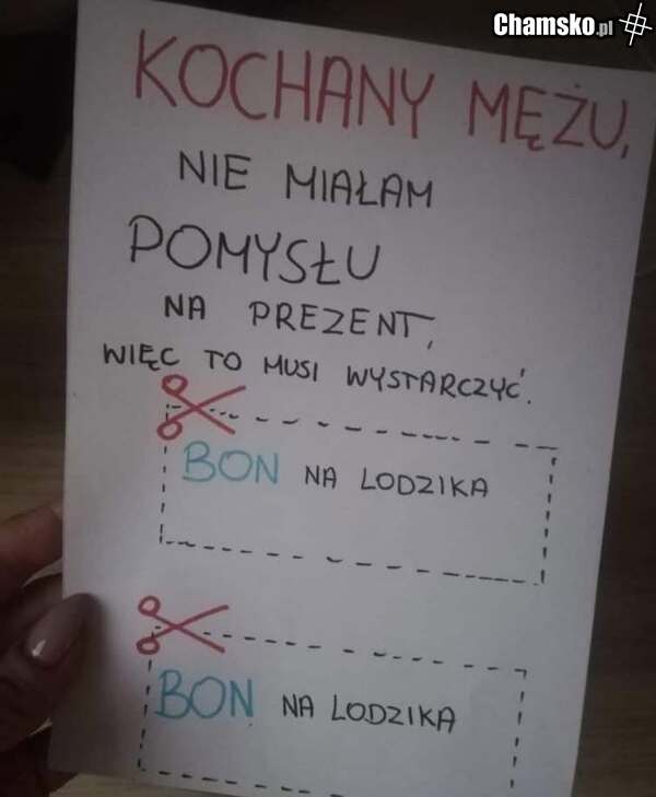 Bon na prezent.