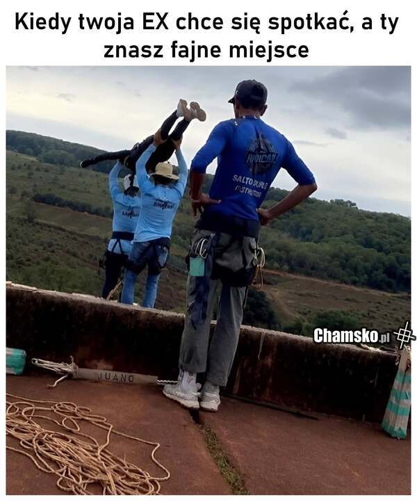 Skon na linie bez liny