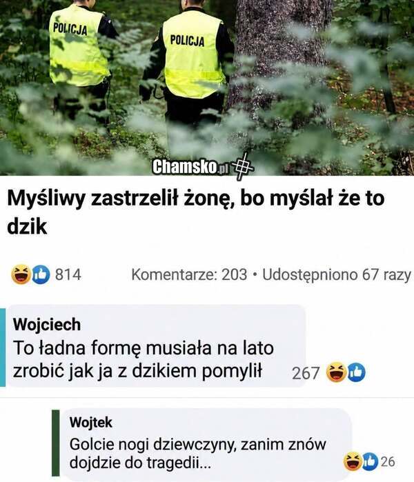 Zastrzelenie żony