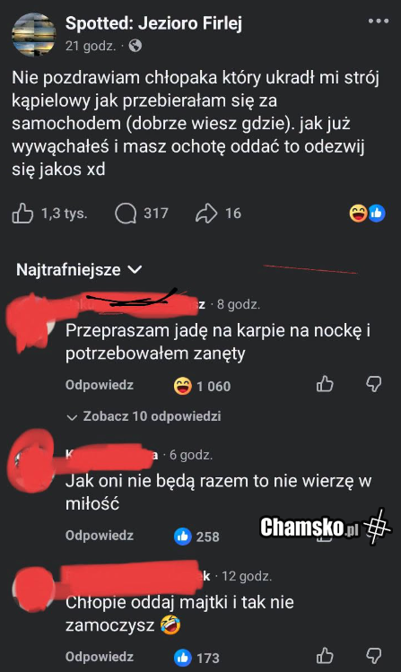 Kradzież stroju