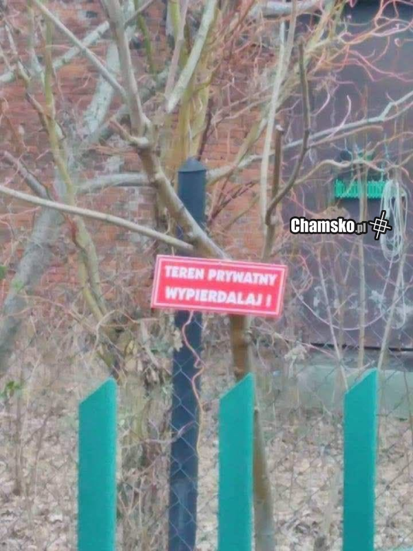 Teren prywatny