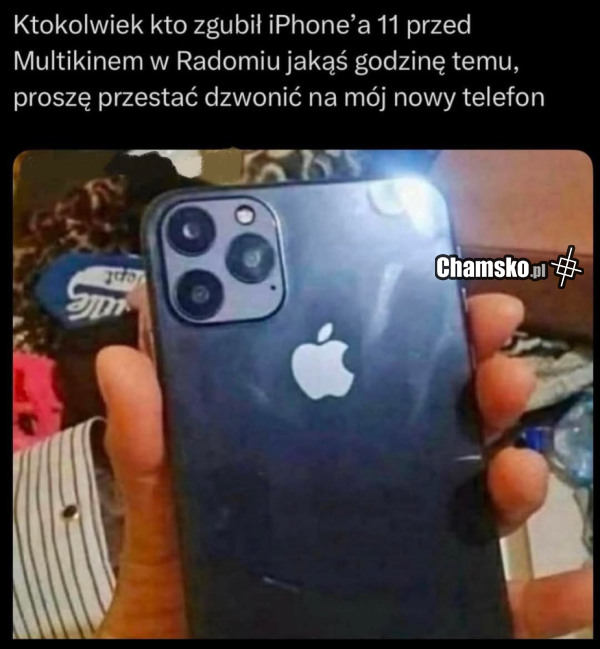 Zgubiony iPhone
