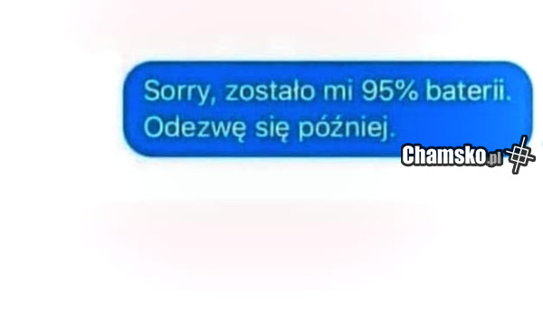 Odezwę się później