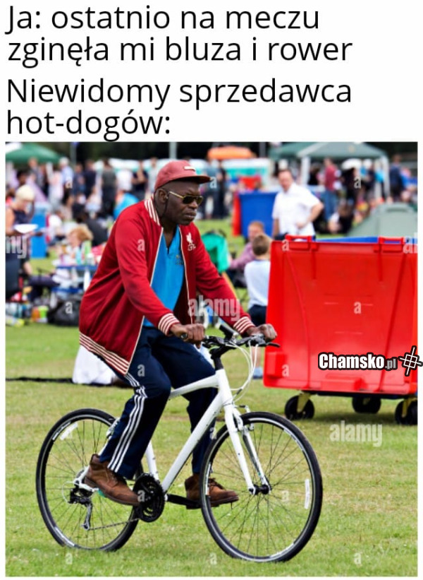 Rower i bluza