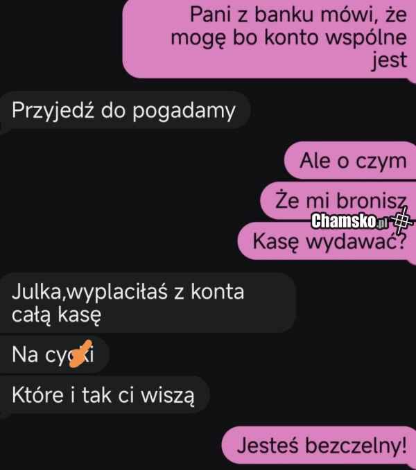 Hajs z konta