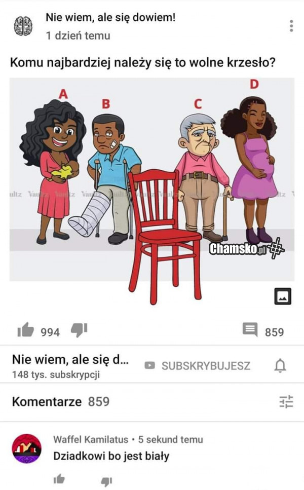 Wolne krzesło