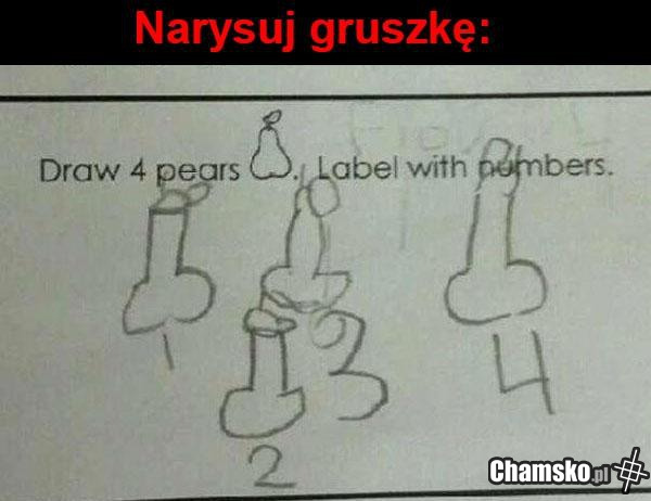 Narysuj gruszki