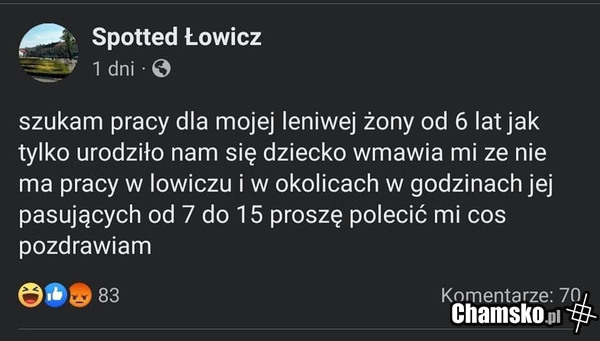 Praca dla leniwej żony