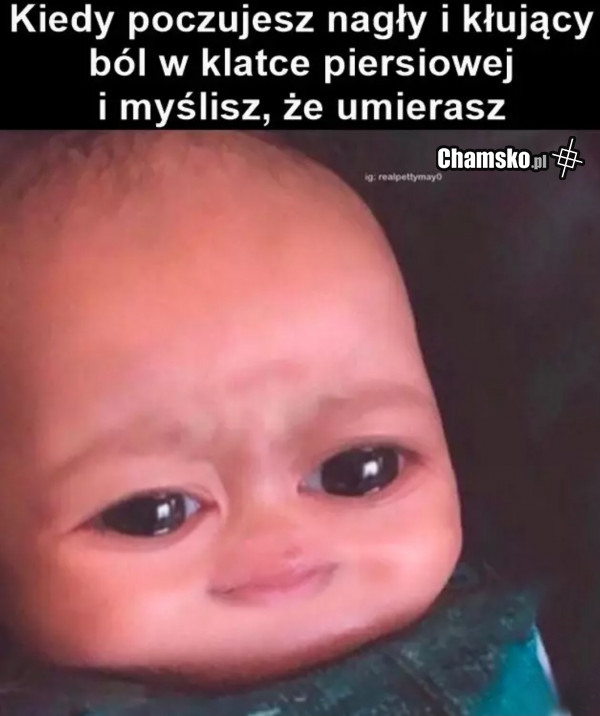 Ból w klatce piersiowej